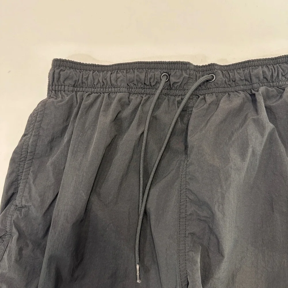 H&M Nylon Swim Trunks Mens Small Black Drawstring‎ Mesh Lined | Gorpcore